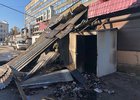 Сгоревшие помещения около гостиницы «Ангара». Фото пресс-службы прокуратуры Иркутской области