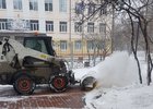 Уборка улиц после снегопада. Фото пресс-службы администрации Иркутска