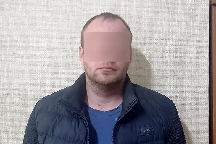 Задержанный иркутянин. Фото пресс-службы ГУ МВД России по Иркутской области