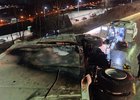 Фура перевернулась на 95 километре федеральной трассы Р-258 «Байкал». Фото БПСО МЧС