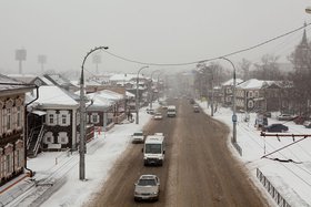 Снег в Иркутске. Фото IRK.ru