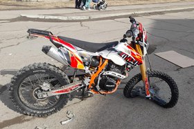 Мотоцикл. Фото пресс-службы ГУ МВД России по Иркутской  области
