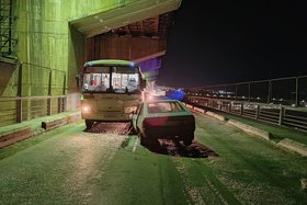 Авария в Братске. Фото ГУ МВД России по Иркутской области