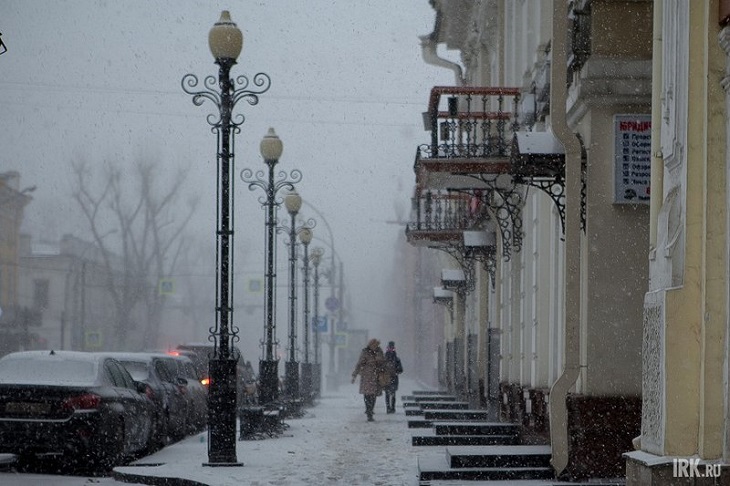 Снег иркутск фото