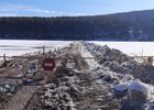 Закрытая переправа. Фото пресс-службы ГУ МЧС России по Иркутской области Закрытая переправа. Фото пресс-службы ГУ МЧС России по Иркутской области