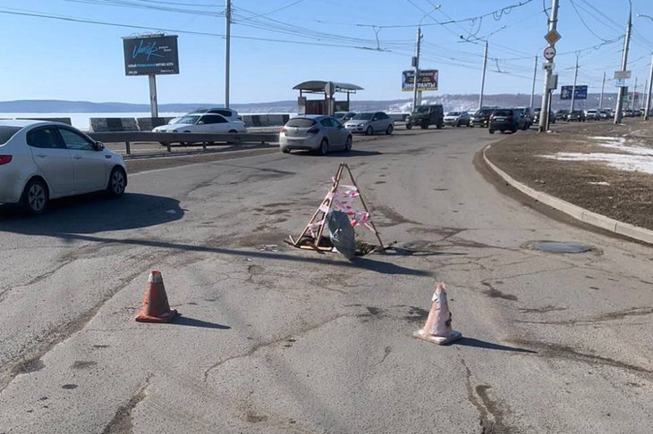 Яма. Фото из телеграм-канала «Ангара.ГЭС.Лайф»
