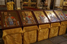 Иконы Святого благоверного Князя Александра Невского для передачи флотам. Фото организаторов мероприятия