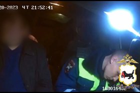 Задержанный. Скриншот видео ГУ МВД России по Иркутской области