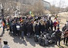 Общегородской субботник. Фото Маргариты Романовой, IRK.ru