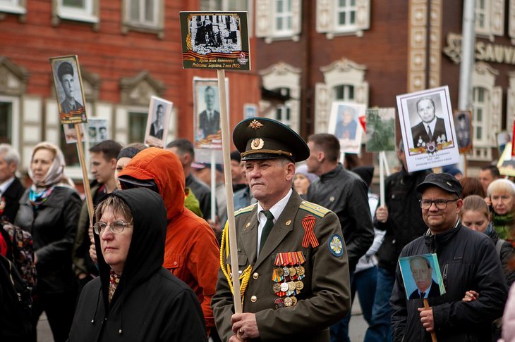 Бессмертный полк. Фото из архива IRK.ru