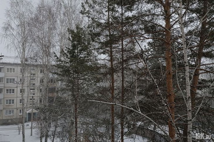 Снег в конце апреля в Иркутске. Фото IRK.ru