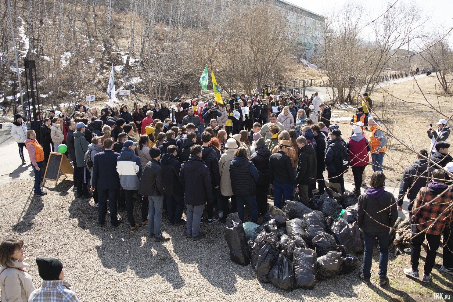 22 апреля в Иркутске прошёл общегородской субботник.