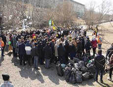 22 апреля в Иркутске прошёл общегородской субботник.