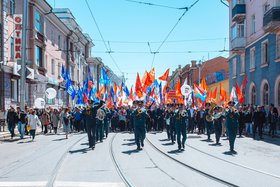 Митинг на 1 мая. Фото из архива IRK.ru