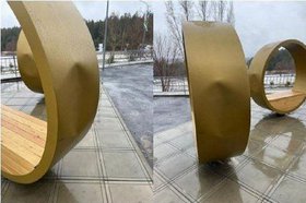 Поврежденные скульптуры. Фото из телеграм-канала Олега Боровского