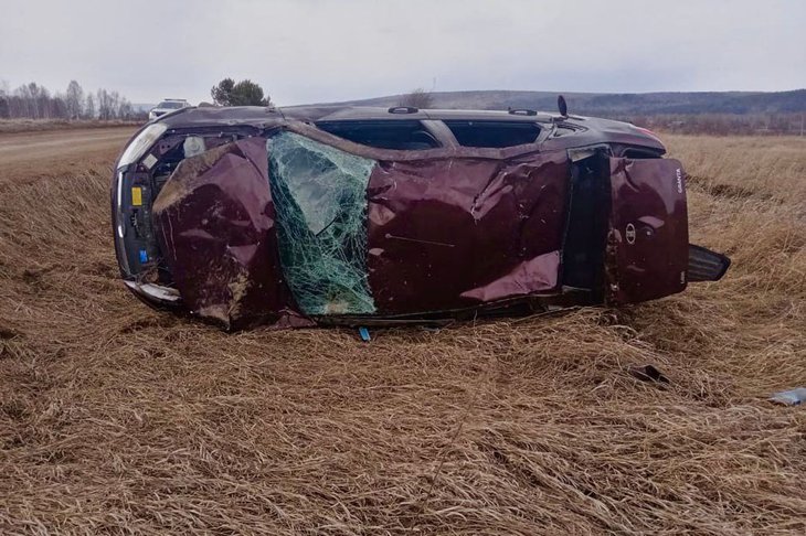 ДТП в Тайшетском районе. Фото пресс-службы ГУ МВД России по Иркутской области