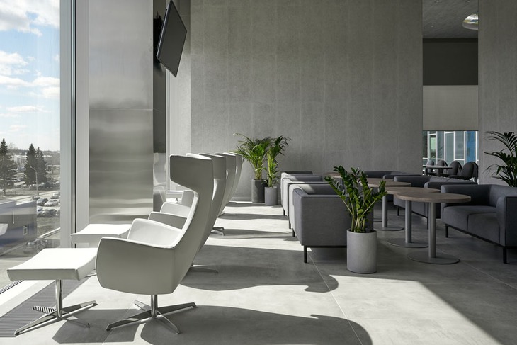 S7 Airlines создала современный и комфортабельный бизнес-зал. Фото пресс-службы авиакомпании S7 Airlines