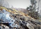 Лесной пожар. Фото пресс-служба «Заповедного Прибайкалья»