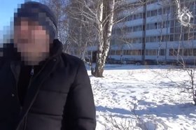 Один из участников банды. Скриншот видео СУ СК России по Иркутской области