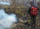 Тушение пожаров. Фото прес-сслужбы правительства Иркутской области