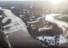 Взрывные работы на реке в Катангском районе. Скриншот видео пресс-службы ГУ МЧС России по Иркутской области