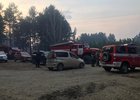 Тушение пожара в Усольском районе. Фото из телеграм-канала губернатора региона Игоря Кобзева