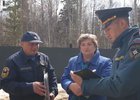 Ход проверки объектов, подверженных природным пожарам. Скриншот видео из телеграм-канала Игоря Кобзева