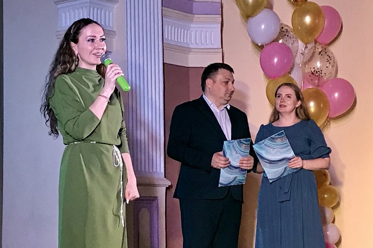 Предстваитель ПСБ Ольга Мансурова на награждении победителей конкурса «Безопасное колесо». Фото предоставлено ПСБ