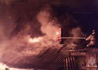 Тушение пожара. Фото пресс-службы ГУ МЧС России по Иркутской области