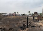 Последствия пожара в Усольском районе. Фото пресс-службы правительства Иркутской области