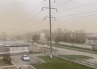 Пыльная буря в Усолье-Сибирском. Скриншот видео пресс-службы ГУ МЧС России по Иркутской области