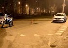 Задержание мотоциклиста. Фото пресс-службы ГУ МВД России по Иркутской области