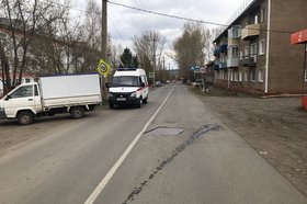 Место ДТП. Фото пресс-службы Госавтоинспекции Иркутской области