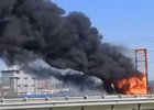 Пожар. Скриншот видео из телеграм-каната «Вести-Иркутск»