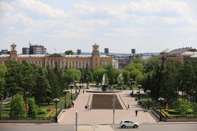 Сквер имени Кирова. Фото пресс-службы правительства Иркутской области