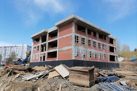 Построенный блок школы на Багратиона. Фото IRK.ru