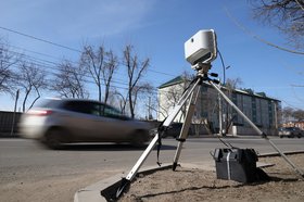 Комплекс фотовидеофиксации нарушений ПДД. Фото пресс-службы правительства Иркутской области