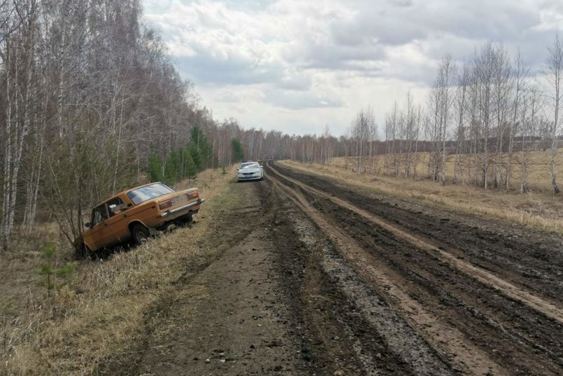 ДТП по пути из деревни Большая Заимка в Шабалина Заларинского района