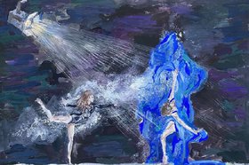 Рисунок Даши Рядовской «Мамины наставления»