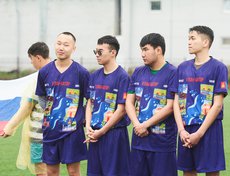 Игроки сборной Улан-Батора.