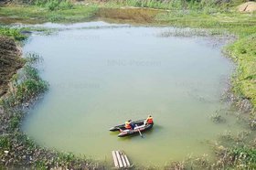 Водоем. Фото пресс-службы ГУ МЧС России по Иркутской области