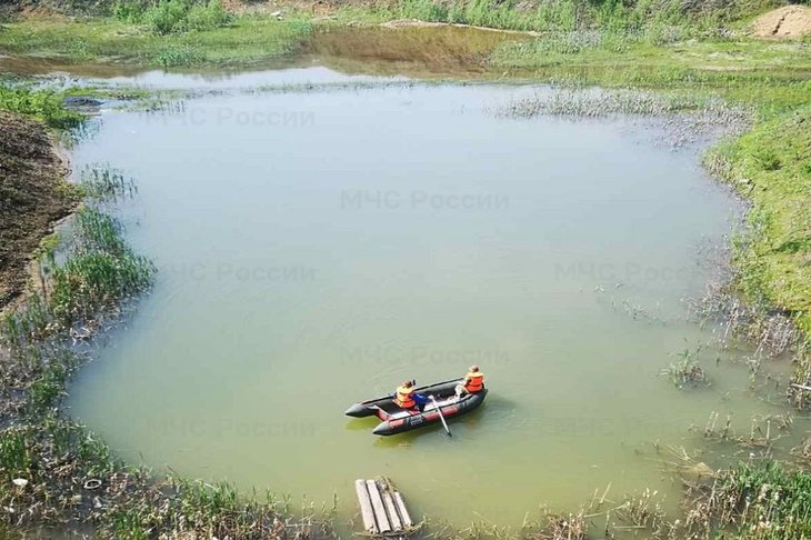 Водоем. Фото пресс-службы ГУ МЧС России по Иркутской области
