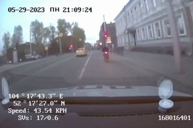 Скриншот видео ГИБДД Иркутска