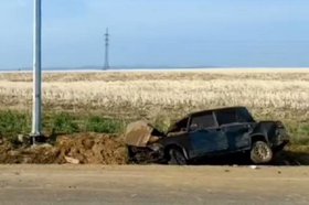 Место аварии. Скриншот видео пресс-службы ГУ МВД России по Иркутской области