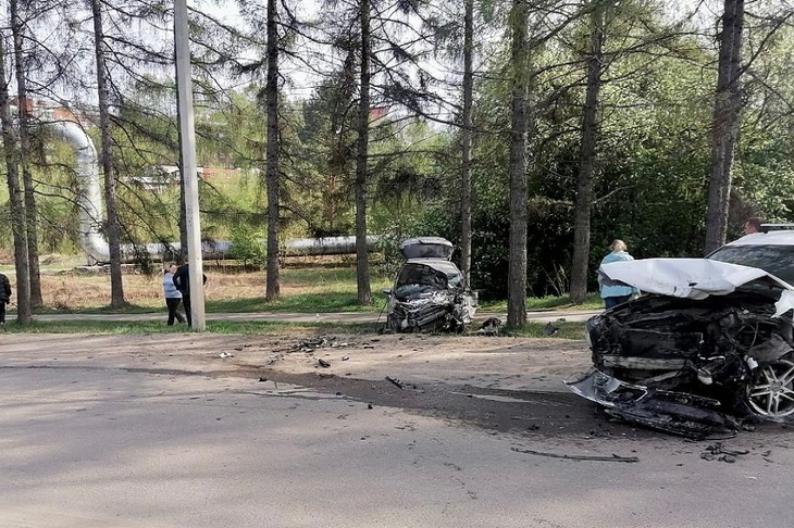 Авария. Фото Госавтоинспекции Иркутска