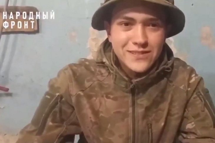 Егор. Скриншот видео из телеграм-канала Народного фронта Иркутской области