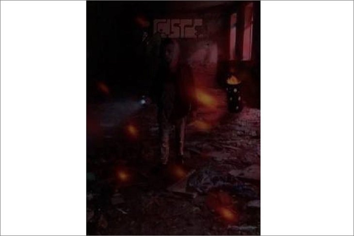В аварийном здании подростки собирались по ночам и жгли огонь. Фото предоставлено IRK.ru