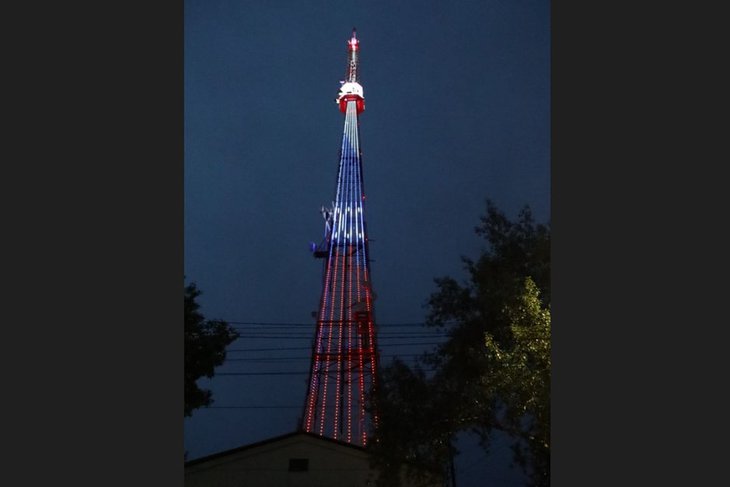 Телевизионная башня в Братске. Фото из телеграм-канала правительства Иркутской области
