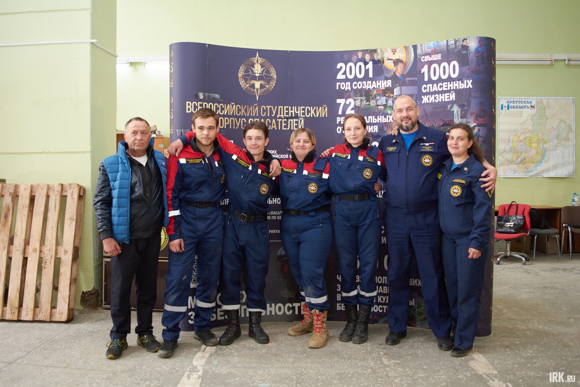 Участники городского отделения Всероссийского студенческого корпуса спасателей