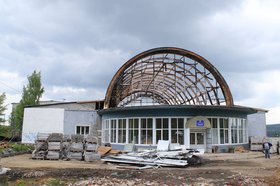 Спорткомплекс «Олимпиец». Фото из телеграм-канала Виталия Перетолчина